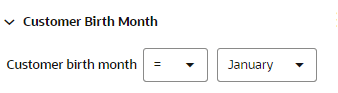 This figure shows the Customer Birth Month This figure shows the Customer Birth Month
