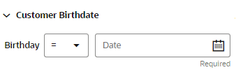 This figure shows the Customer Birthdate This figure shows the Customer Birthdate