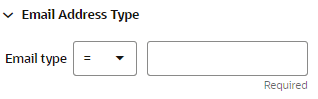 This figure shows the Email Address Type This figure shows the Email Address Type