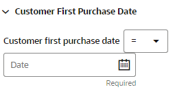 This figure shows the Customer First Purchase Date This figure shows the Customer First Purchase Date