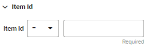 This figure shows the Item ID. This figure shows the Item ID.