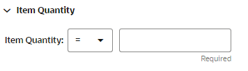 This figure shows the Item Quantity. This figure shows the Item Quantity.