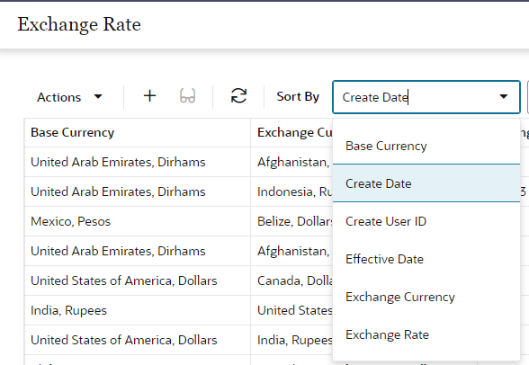 This figure shows the Sort By Options This figure shows the Sort By Options
