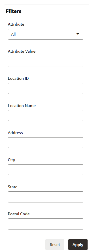 This figure shows the Filter Options