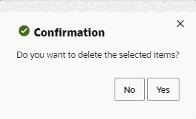This figure shows the Confirmation Prompt