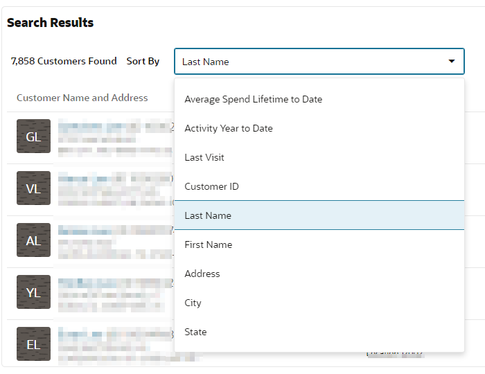 This figure shows the Sort by Options. This figure shows the Sort by Options.