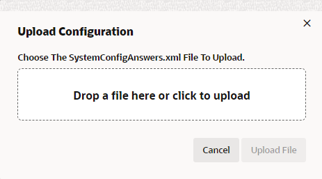 Upload Configuration