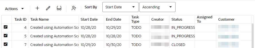 This figure shows the Task Management Window