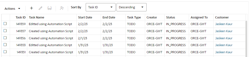 This figure shows the Results Pane