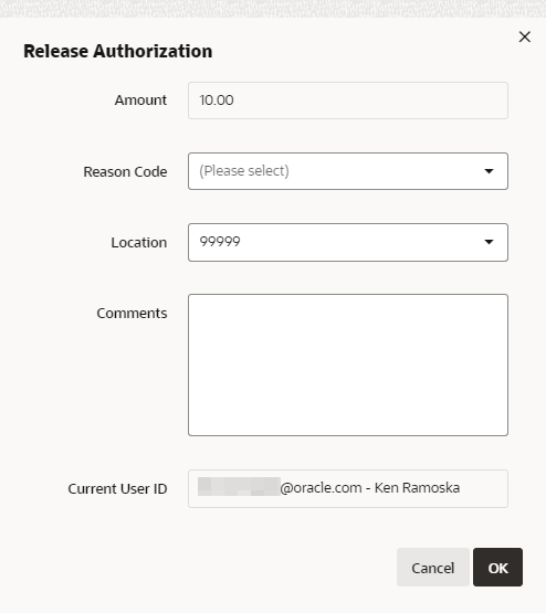 Release Authorization