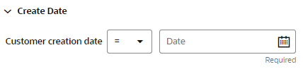 This figure shows the Create Date