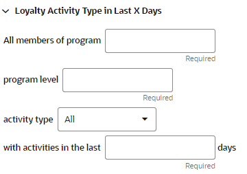 This figure shows the Loyalty Activity.