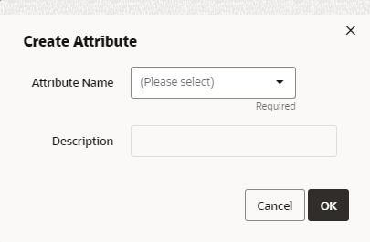 This figure shows the Create Location Attribute
