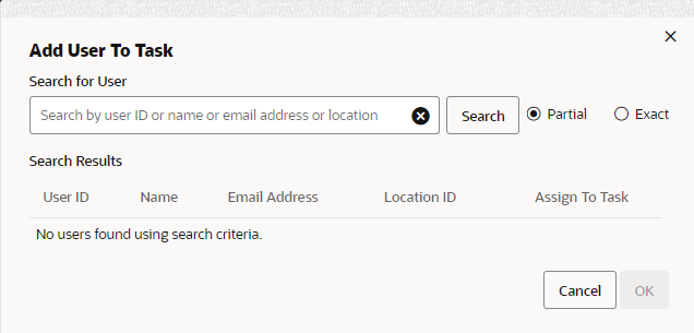 This figure shows the Add User to Task