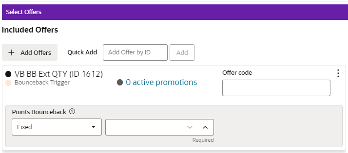 Offer Code