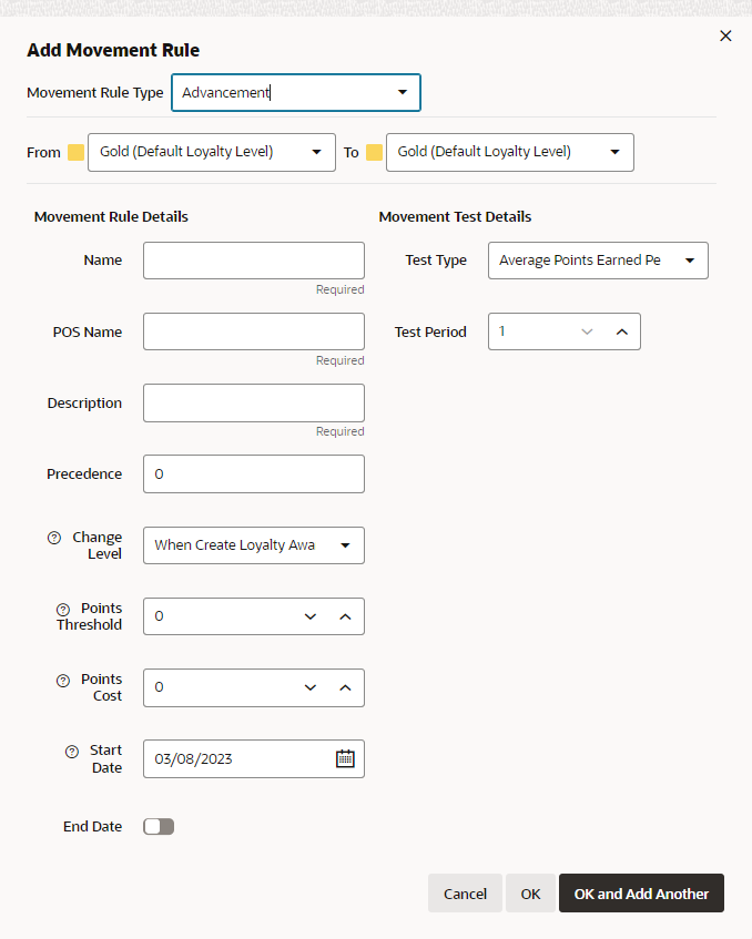 Movement Rule Details