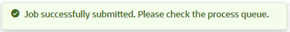 Job Submission Notification
