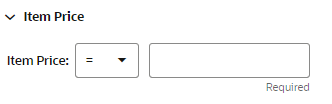 This figure shows the Item Price. This figure shows the Item Price.
