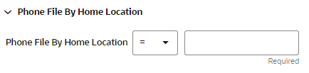 This figure shows the Phone File by Home Location This figure shows the Phone File by Home Location