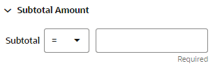 This figure shows the Subtotal Amount This figure shows the Subtotal Amount