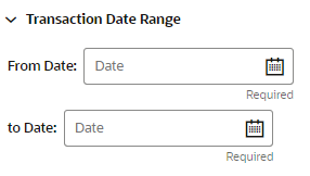 This figure shows the Transaction Date Range This figure shows the Transaction Date Range