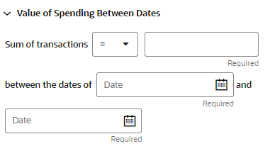 This figure shows the Value of Spending Between Dates This figure shows the Value of Spending Between Dates