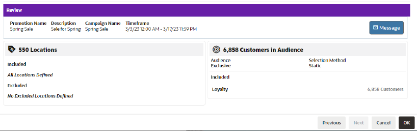 This figure shows the Review Tab
