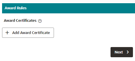 Award Rules Tab