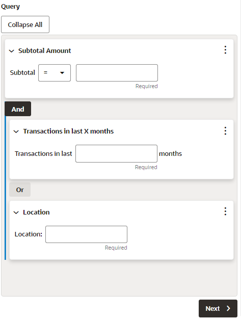 This figure shows the Query Window