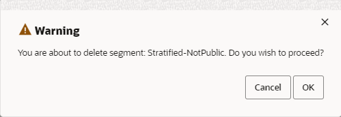 This figure shows the Delete Warning.