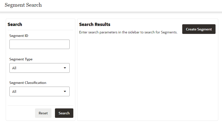 This figure shows the Segment Search