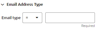 This figure shows the Email Address Type This figure shows the Email Address Type