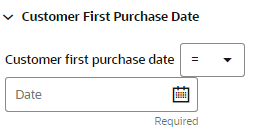 This figure shows the Customer First Purchase Date This figure shows the Customer First Purchase Date