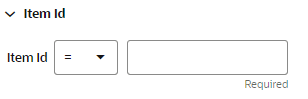 This figure shows the Item ID. This figure shows the Item ID.