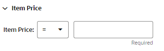This figure shows the Item Price. This figure shows the Item Price.