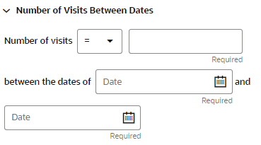 This figure shows the Number of Visits Between Dates This figure shows the Number of Visits Between Dates