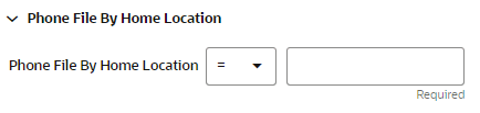 This figure shows the Phone File by Home Location This figure shows the Phone File by Home Location