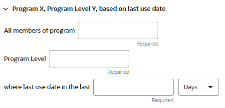 This figure shows the Program X, Program Level Y, based on Last Use Date This figure shows the Program X, Program Level Y, based on Last Use Date
