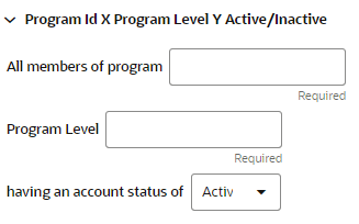 This figure shows the Program Id X Program Level Y Active/Inactive This figure shows the Program Id X Program Level Y Active/Inactive