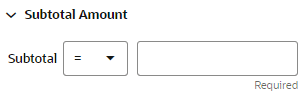 This figure shows the Subtotal Amount This figure shows the Subtotal Amount