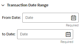 This figure shows the Transaction Date Range This figure shows the Transaction Date Range