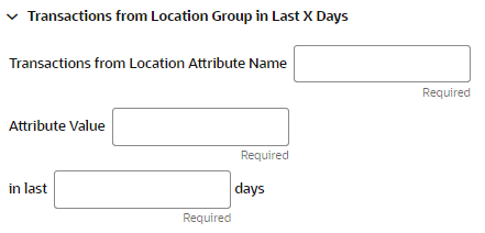 This figure shows the Transaction from Location Group in Last X Days This figure shows the Transaction from Location Group in Last X Days