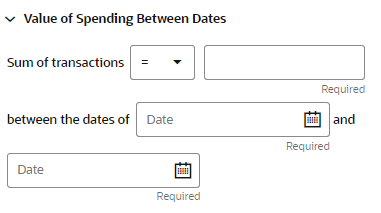 This figure shows the Value of Spending Between Dates This figure shows the Value of Spending Between Dates
