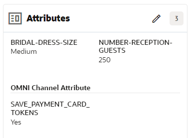 This figure shows the Customer Attributes
