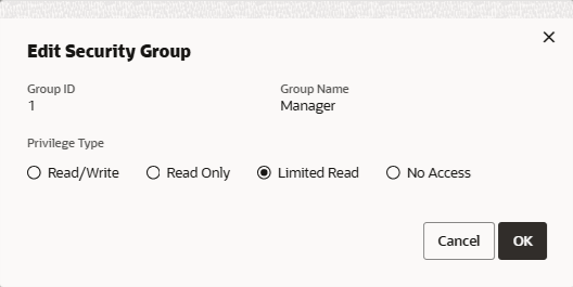 Edit Security Group