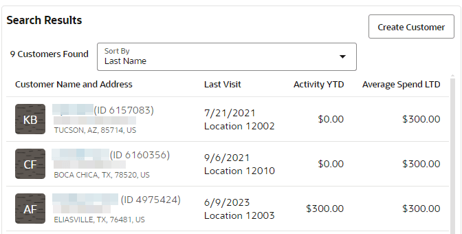 This figure shows the search results.