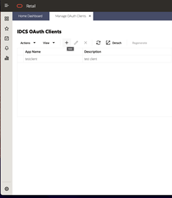 IDCS OAuth Clients IDCS OAuth Clients