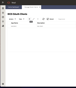 IDCS OAuth Clients