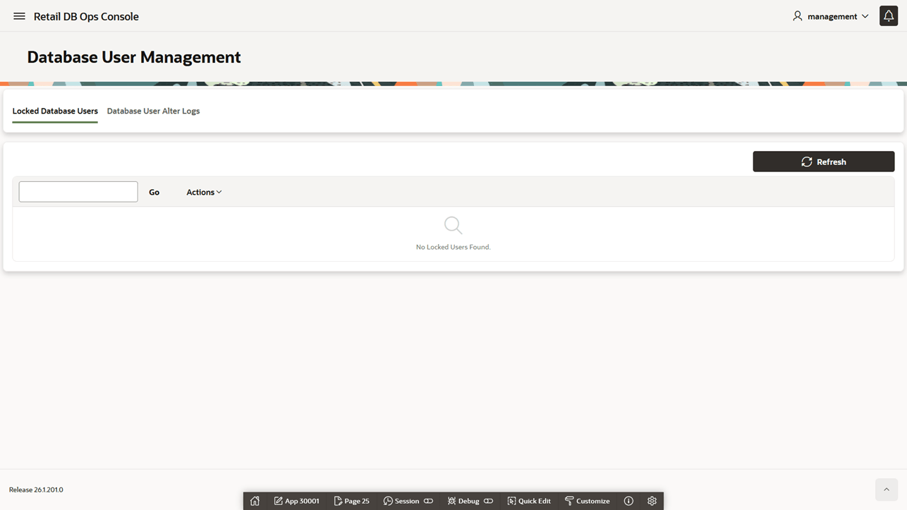 Database User Management - Locked Database Users Database User Management - Locked Database Users
