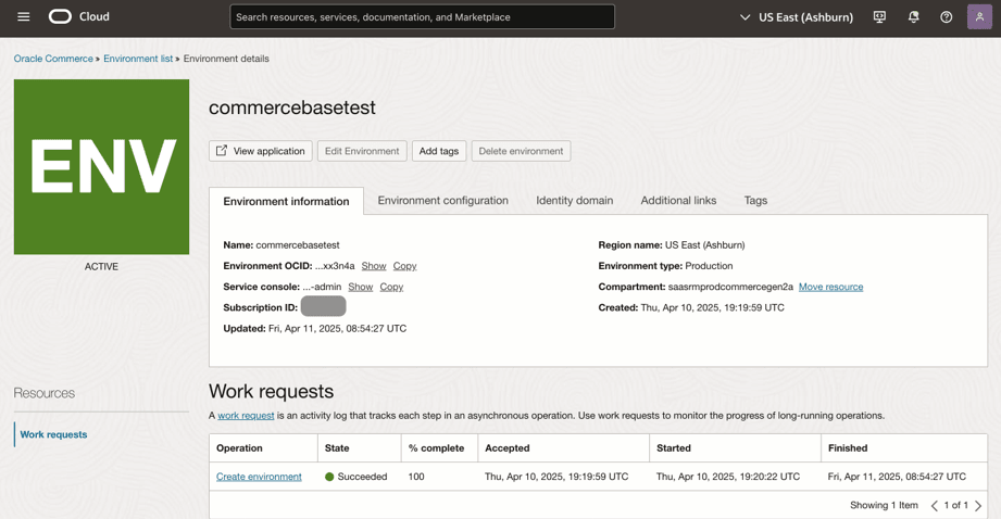 environment information environment information